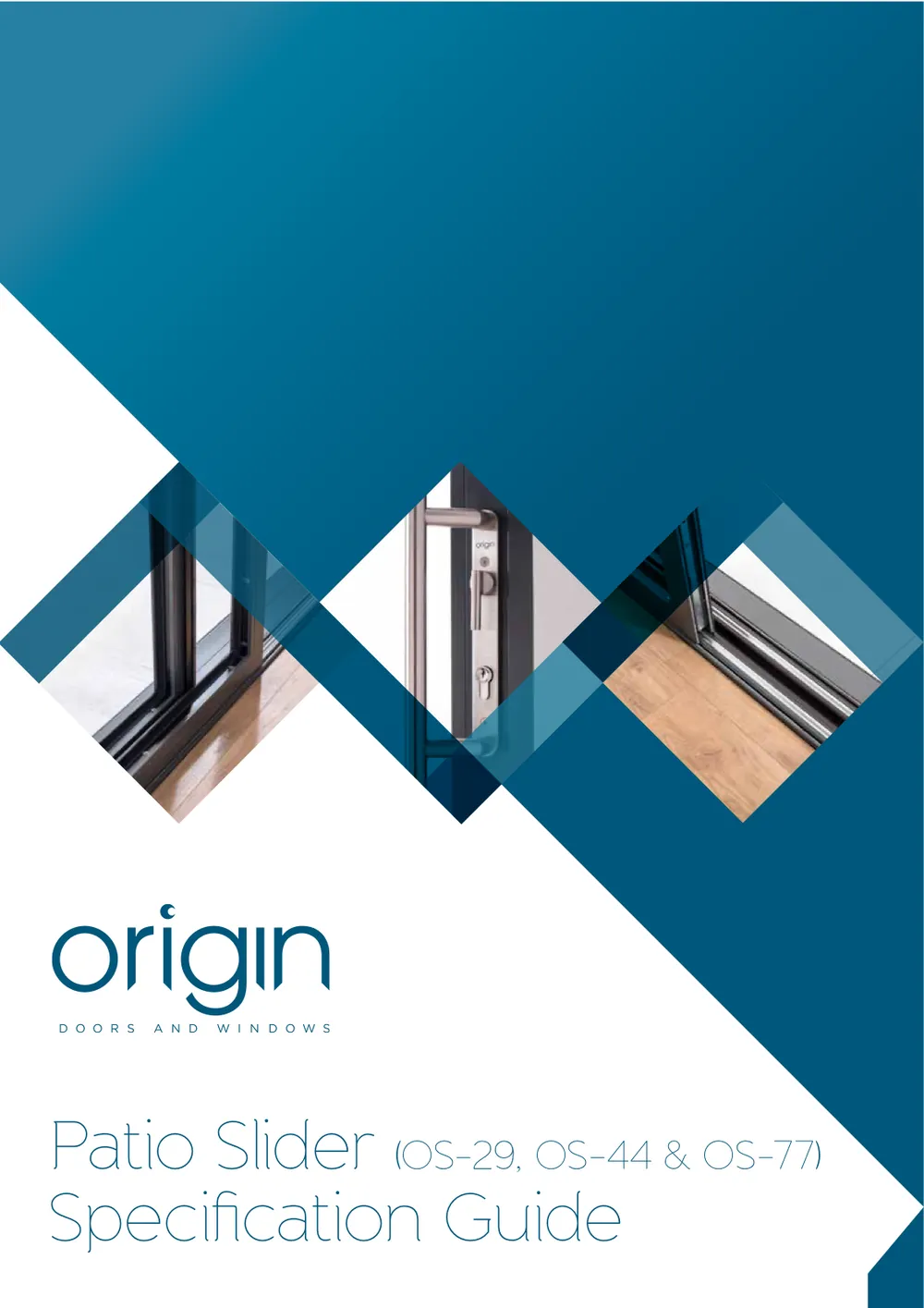 Origin brochure cover